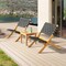 Alaterre Furniture Barre 3-Piece Outdoor Bistro Set with Two Chairs and 14"H Table ANBA01ANO - alternate 4